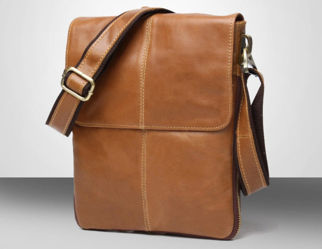 Túi Da Bò Thật Đeo Chéo Đựng IPad - Classic SBM180