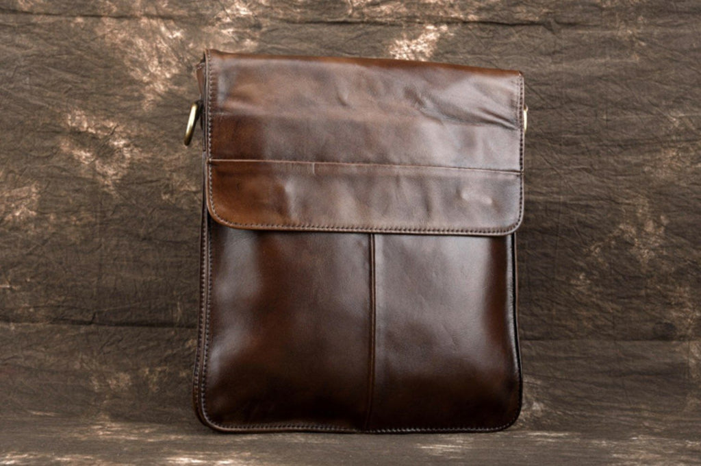 Túi Da Bò Thật Đeo Chéo Đựng IPad - Classic SBM181