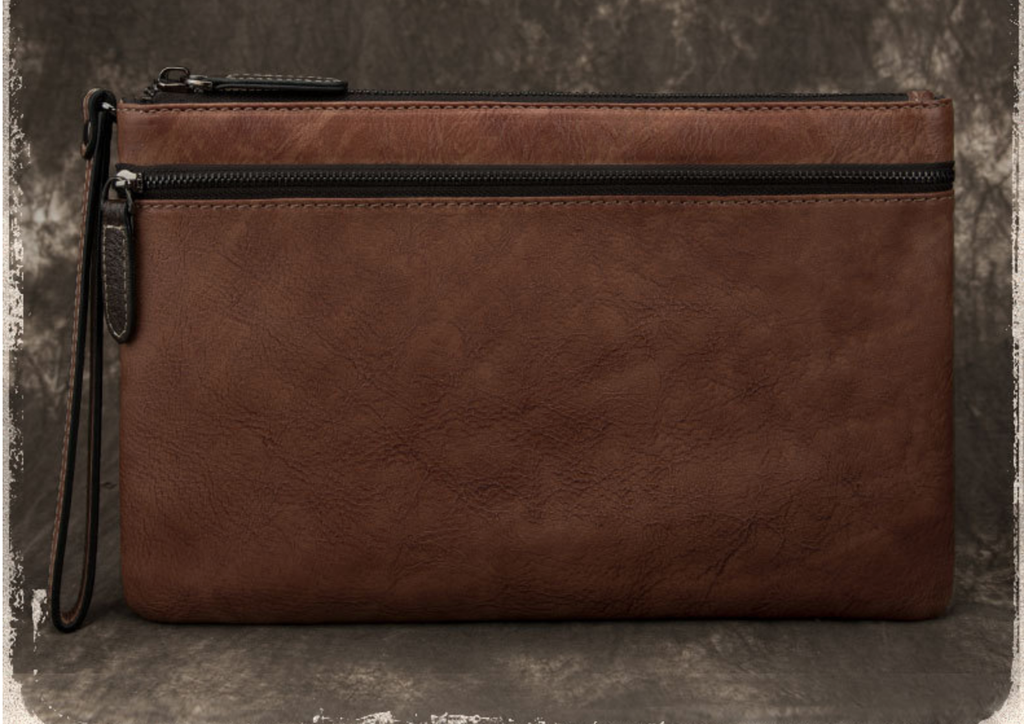 CLUTCH cầm tay da bò thật phong cách cổ điển CLH153