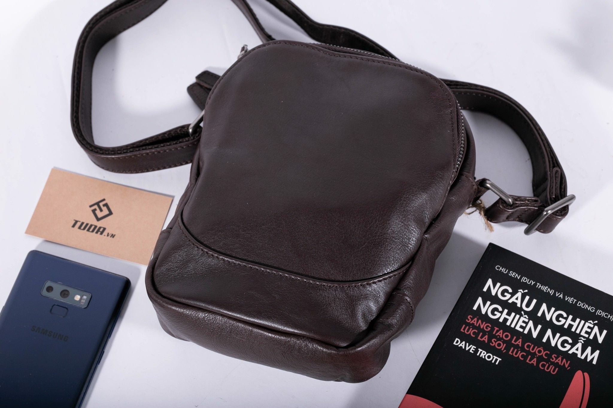 Túi Da Bò VEG Nhập Khẩu Nhỏ Gọn Đựng iPad Mini SBM139