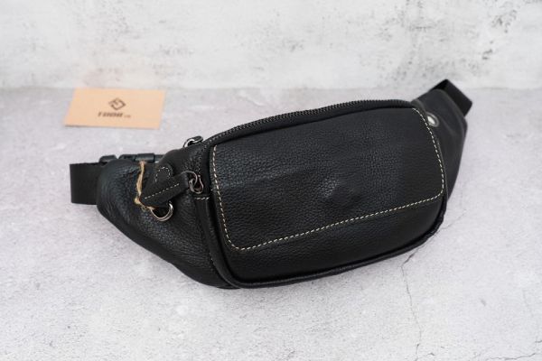 Túi da bò thật đeo chéo ngực và thắt lưng nhỏ gọn SBM144