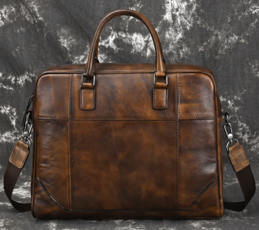 Túi da bò thật RETRO chứa laptop cho dân kinh doanh, công sở SBM151