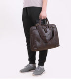 Cặp Doanh Nhân Da Bò Thật  Đựng Laptop & Hồ Sơ SBM270