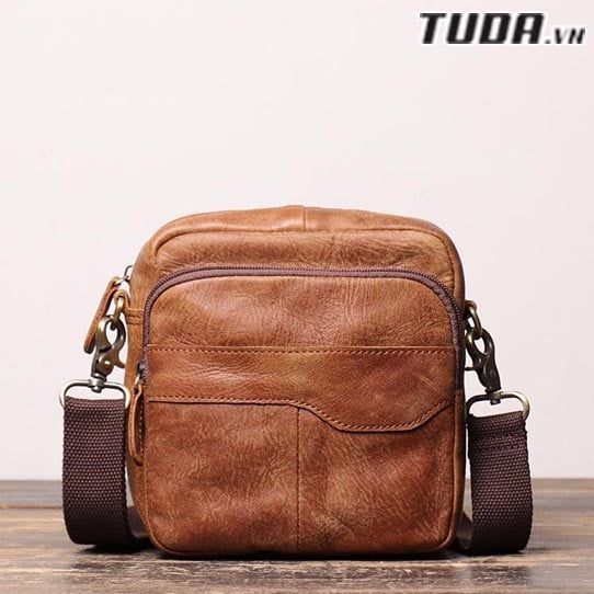 Túi Messenger Da Bò Thật nhỏ gọn - Classic Edition TUDA SBM135