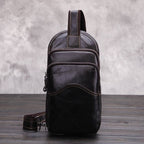 Túi da bò thật đeo chéo ngực Berry & Ken RETRO SBM122