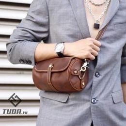 Túi da bò thật Berry & Ken VINTAGE - SBM123