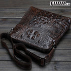 Túi Da Bò Thật Dập Vân Cá Sấu đựng ipad Berry & Ken RETRO - SBM129