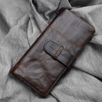 Ví Dài Cầm Tay Da Bò Thật Berry & Ken W120