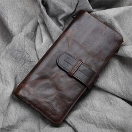 Ví Dài Cầm Tay Da Bò Thật Berry & Ken W120