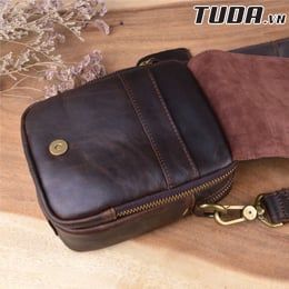 Túi da bò thật Berry & Ken RETRO - Classic edition SBM115