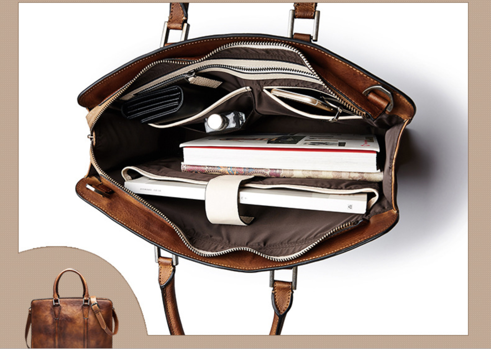 Túi Da Bò Thật BVANE - Business Edition VTBM97