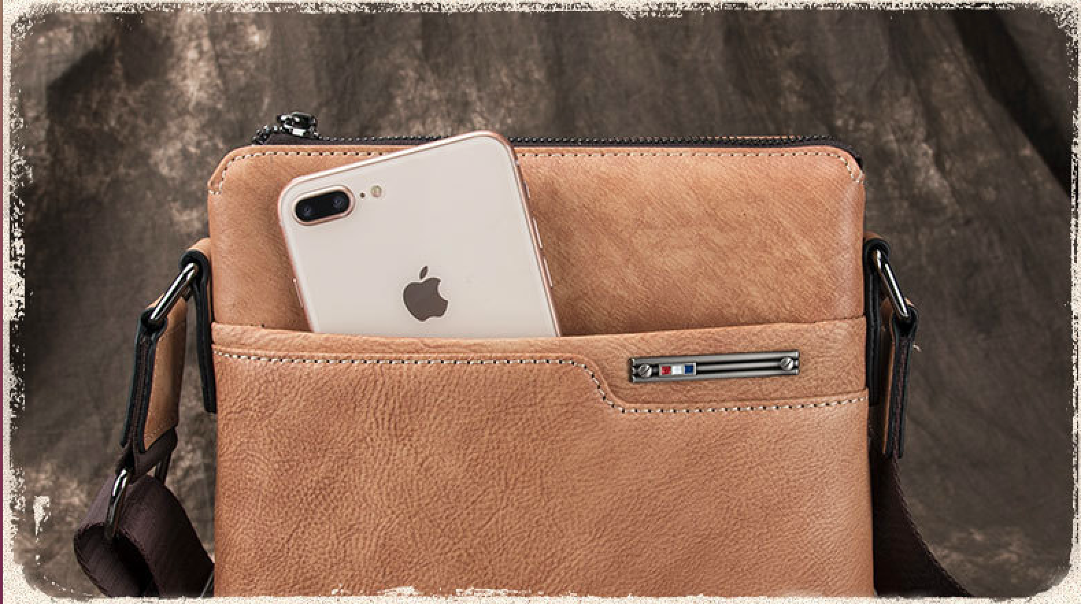 Túi da bò thật Berry & Ken - Limited edition MBM104