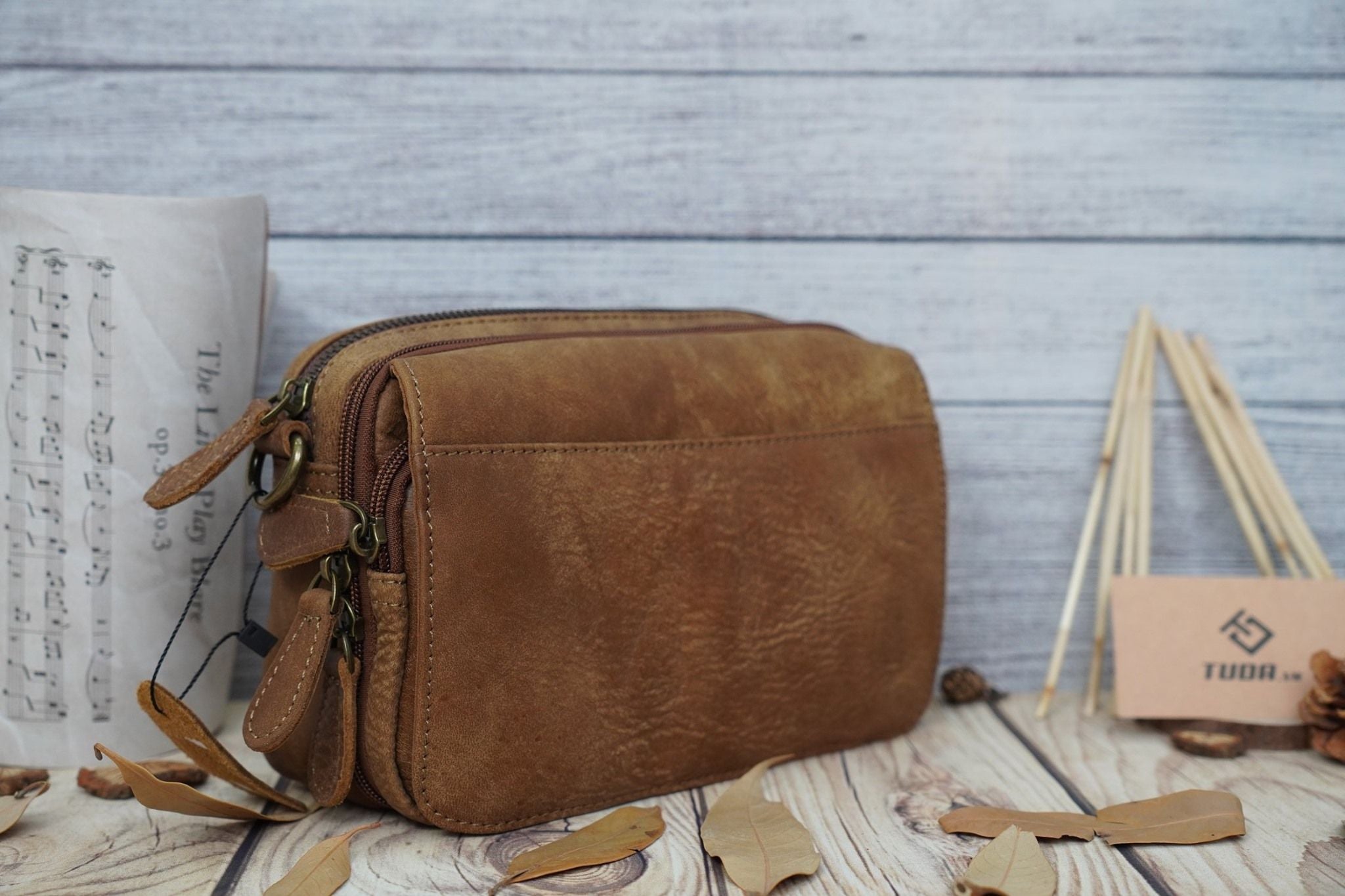 CLUTCH Cầm Tay & Đeo Chéo Da Thật RETRO SBM102