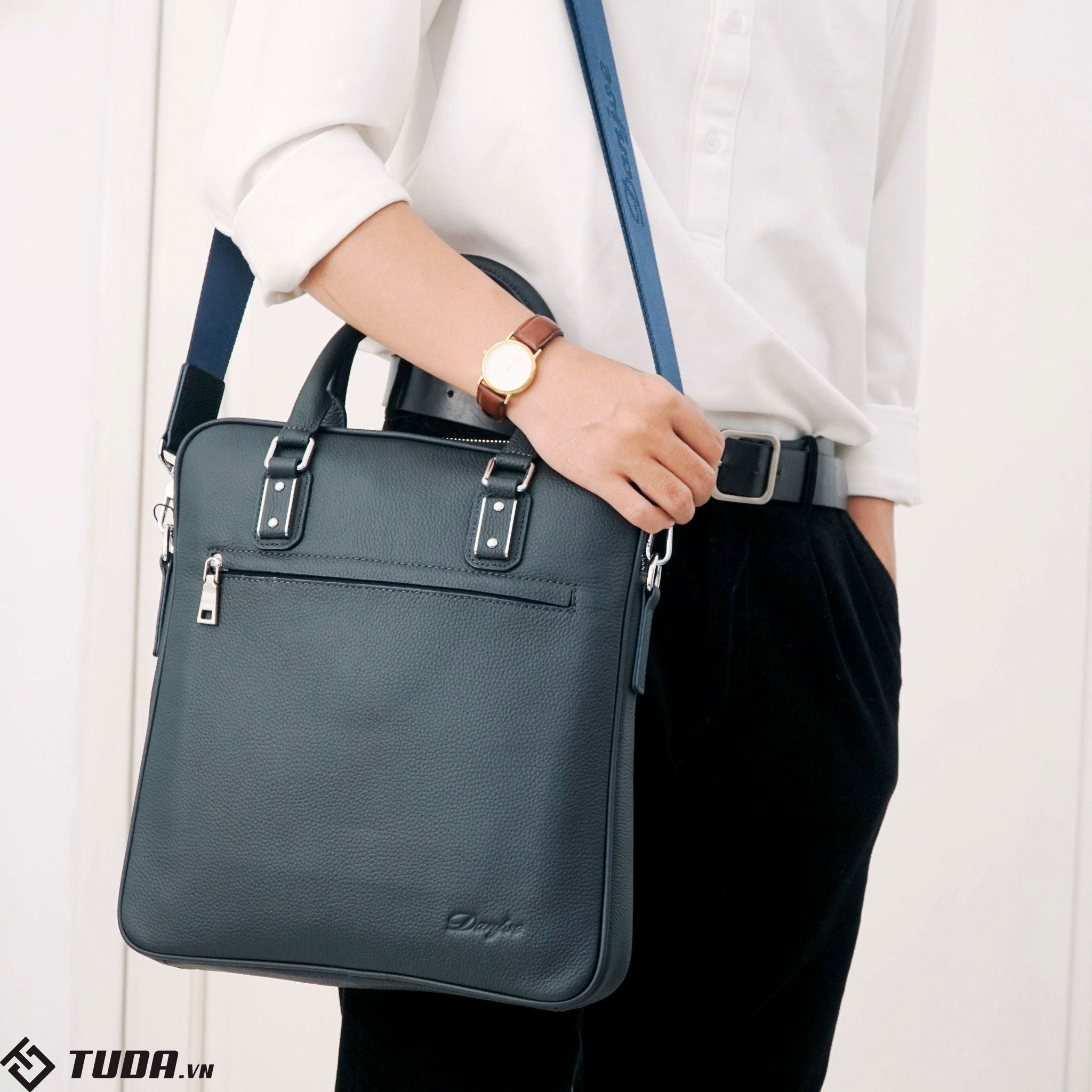 Túi da bò thật - Business edition SBM90