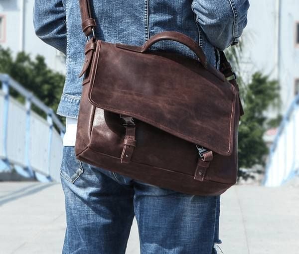 Cặp Da Bò Thật Đựng Laptop & Hồ Sơ Classic Edition TUDA SBM366