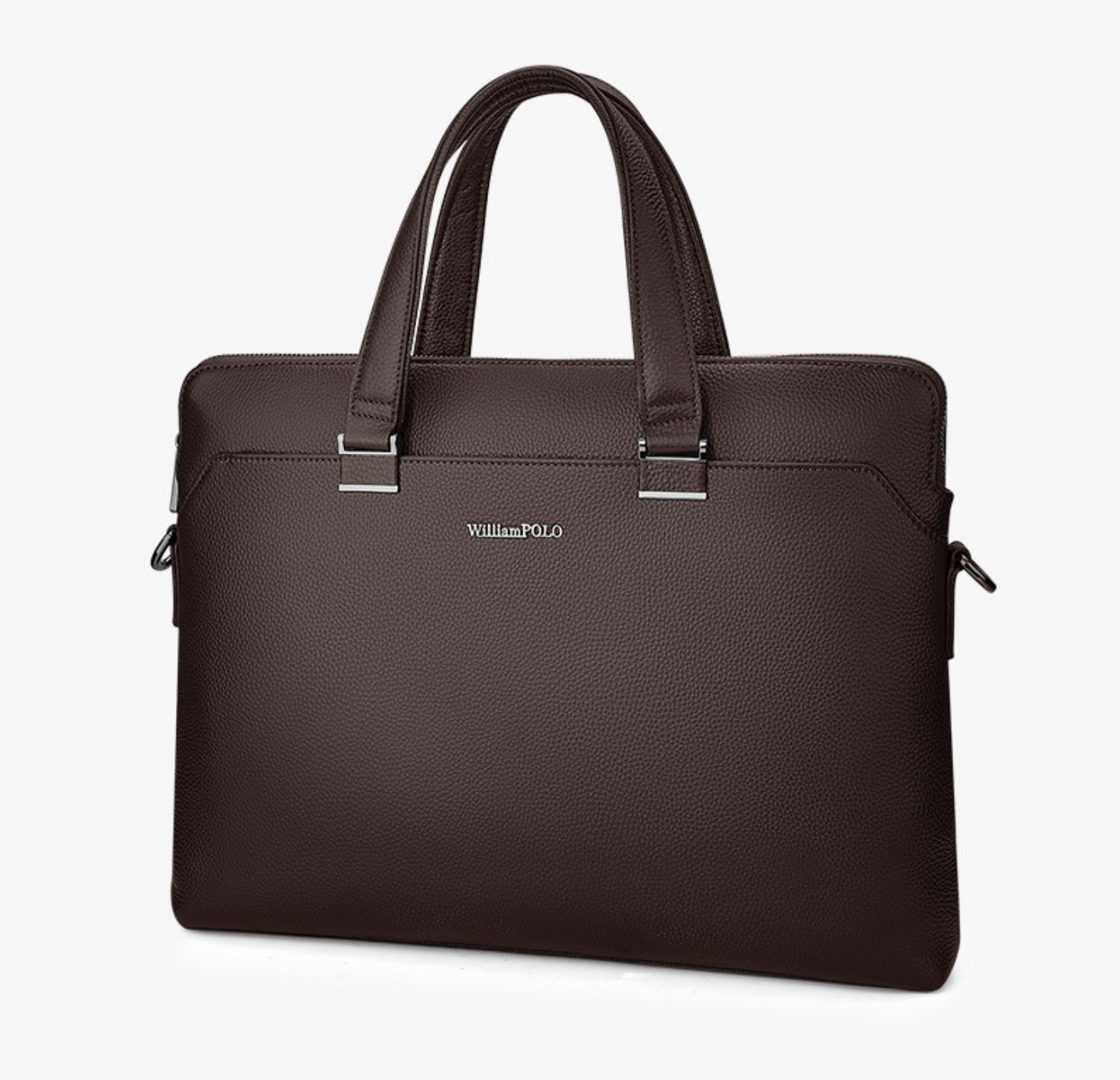 Cặp Da Doanh Nhân Da Thật Cao Cấp Đựng Laptop & Hồ Sơ William Polo SBM360