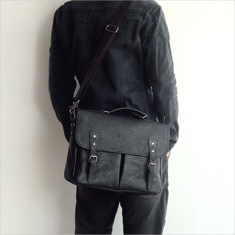 Cặp Da Bò VEG Patina Italy Cao Cấp Xách Tay Đựng Laptop & Hồ Sơ Bussiness SBM356