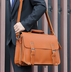 Cặp Da Doanh Nhân Cao Cấp Đựng Laptop & Hồ Sơ Đa Năng VINTAGE TUDA SBM337