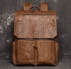 Balo Du Lịch Da Bò Thật RETRO Chứa Laptop Đa Chức Năng BPL311