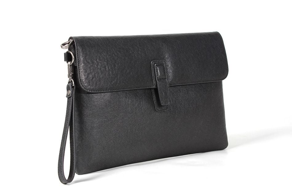 Cặp Da Bò Thật Cầm Tay Đựng Hồ Sơ & Laptop Business Style CLH347