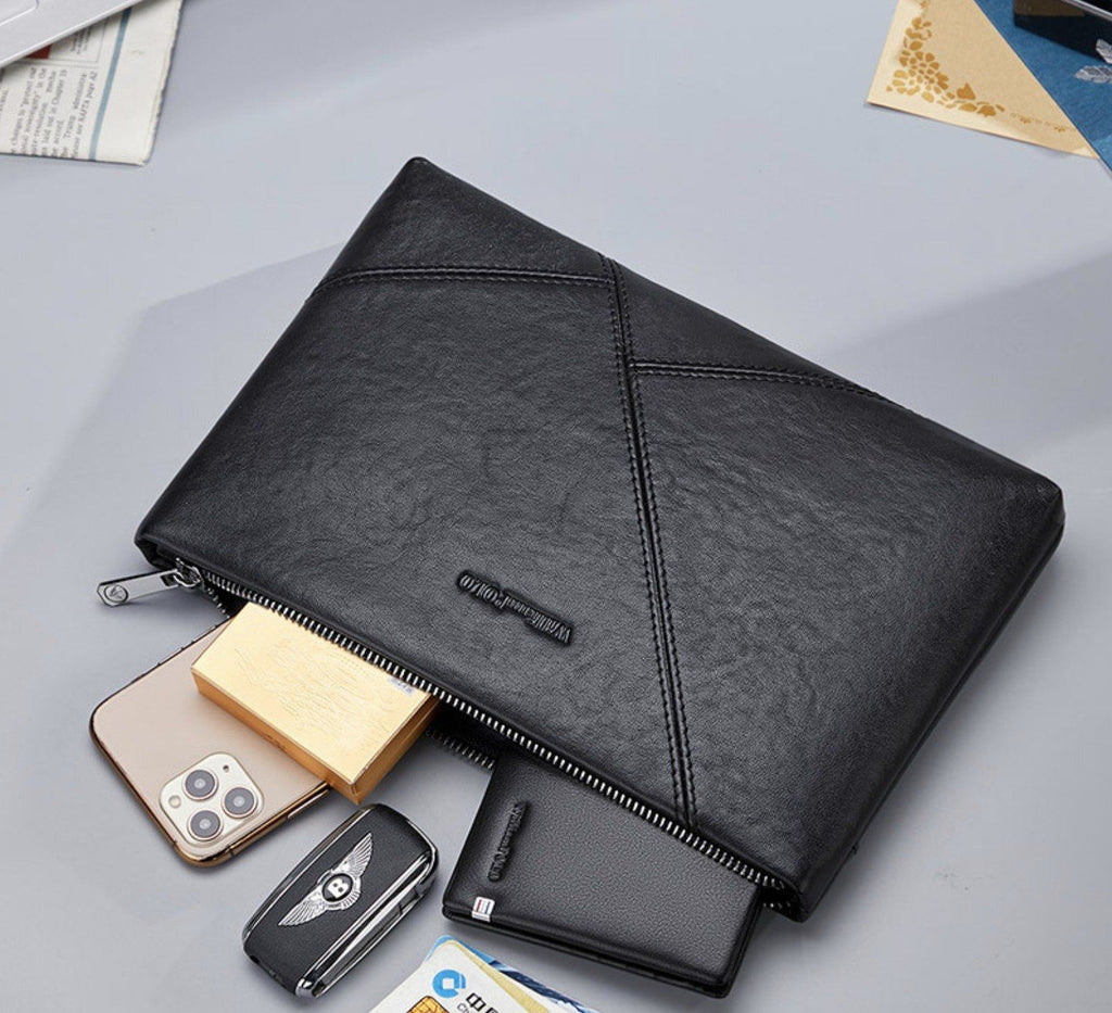 Ví Cầm Tay CLUTCH Nam Da Bò Thật William POLO Luxury CLH297