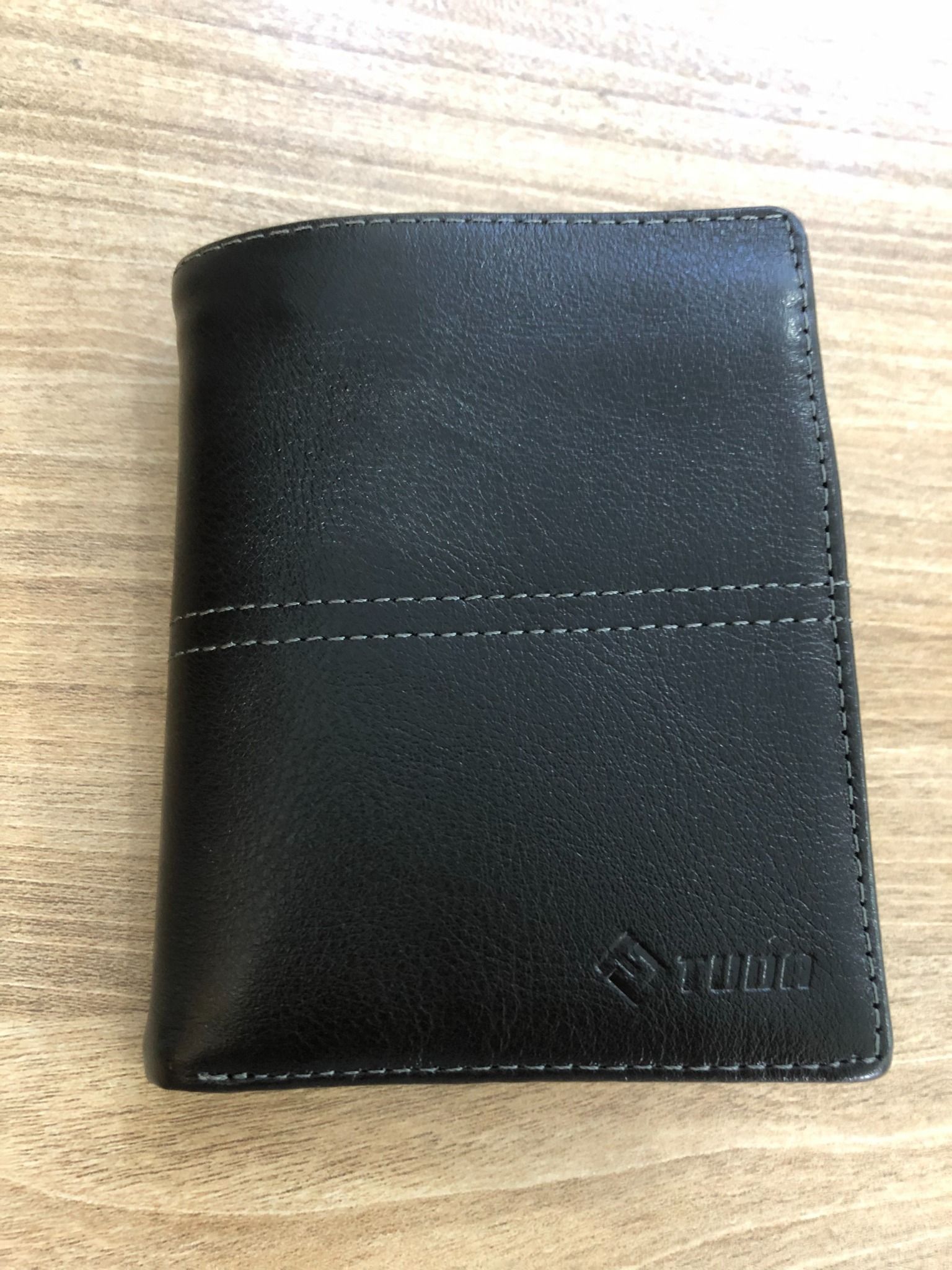 Ví Da Bò NAPPA Phối Chỉ Đứng Phong Cách Sang Trọng W331