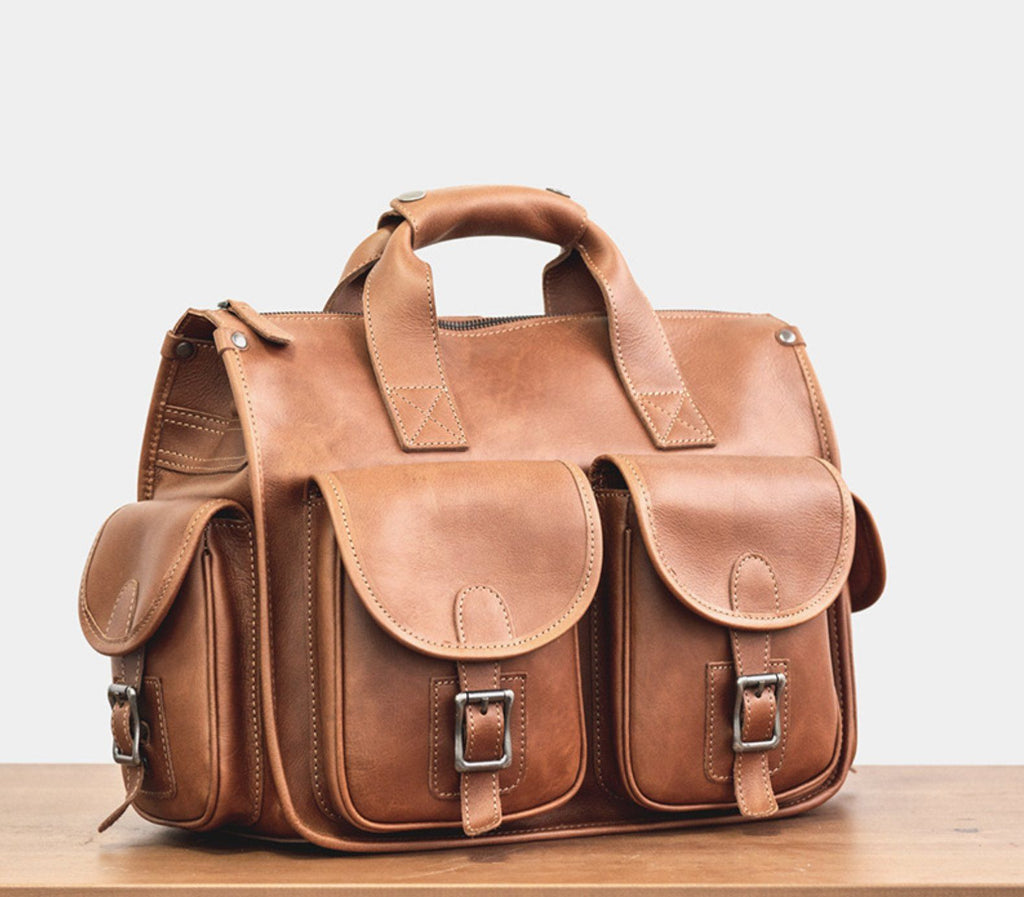 Cặp Da Công Sở Cao Cấp Da Thật Đa Năng Đựng Laptop & Hồ Sơ SBM295