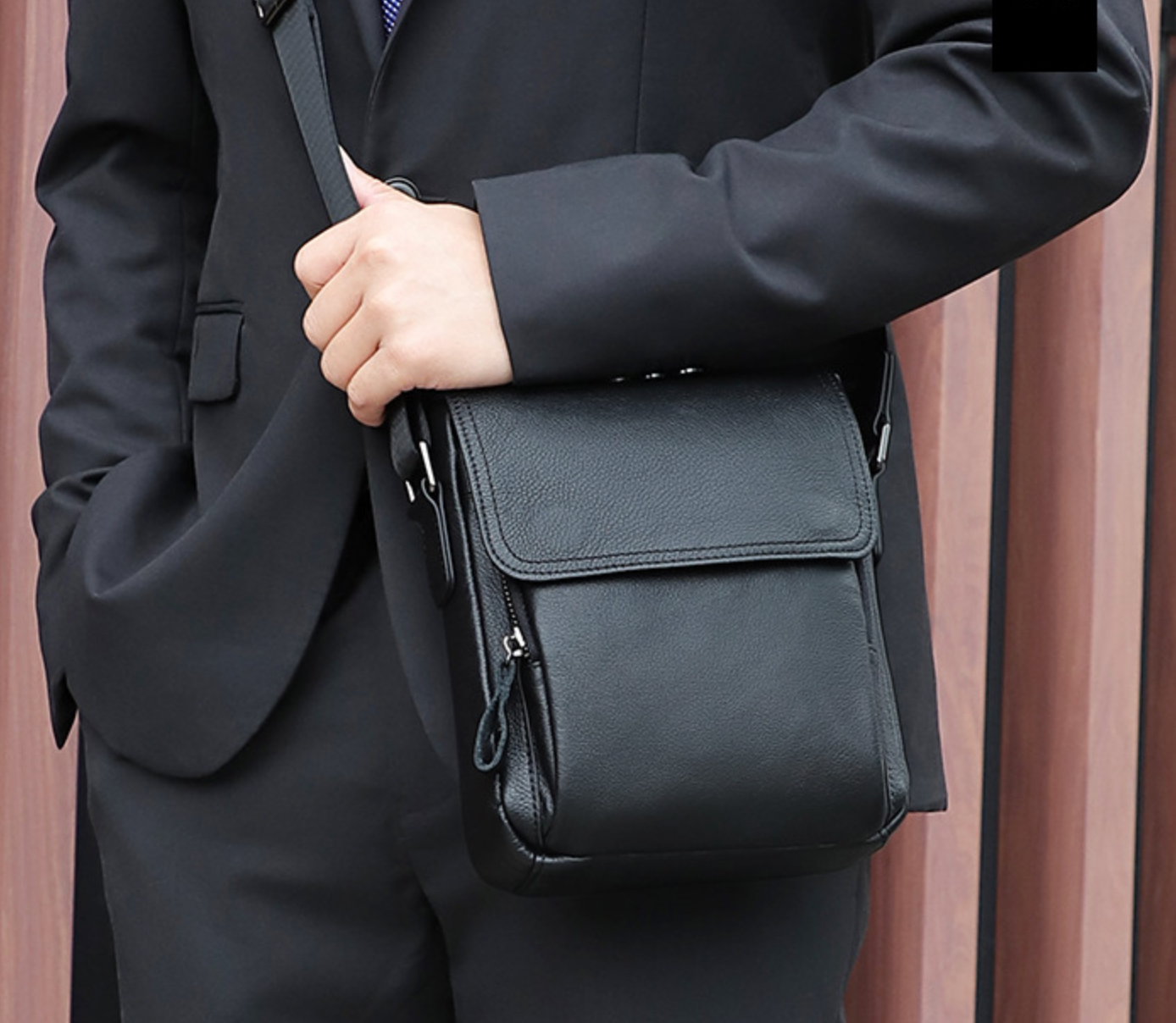 Túi Da Bò Thật Đeo Chéo Đựng IPad Mini SBM318