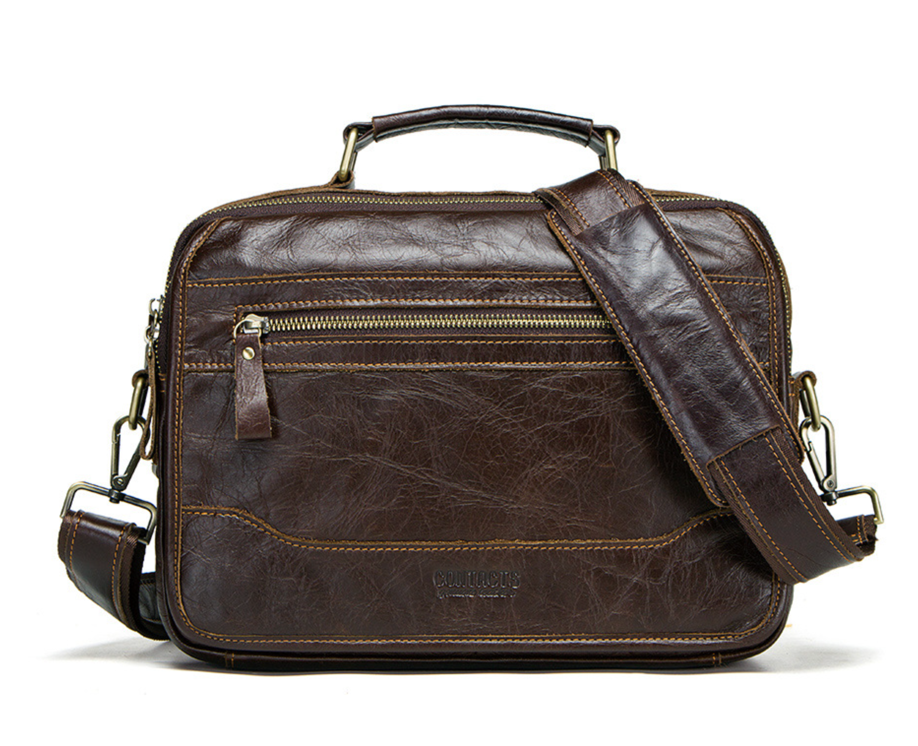 Túi Da Bò PULL UP Nhập Khẩu Đeo Chéo & Xách Tay Đựng iPad Classic SBM323