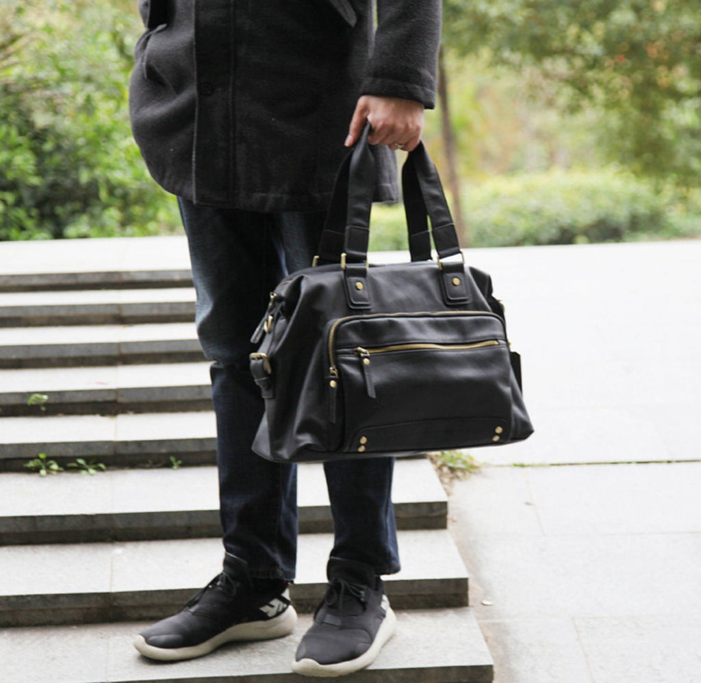 Túi Du Lịch Da Bò Mill Ý Cao Cấp Đa Chức Năng TUDA TBL277