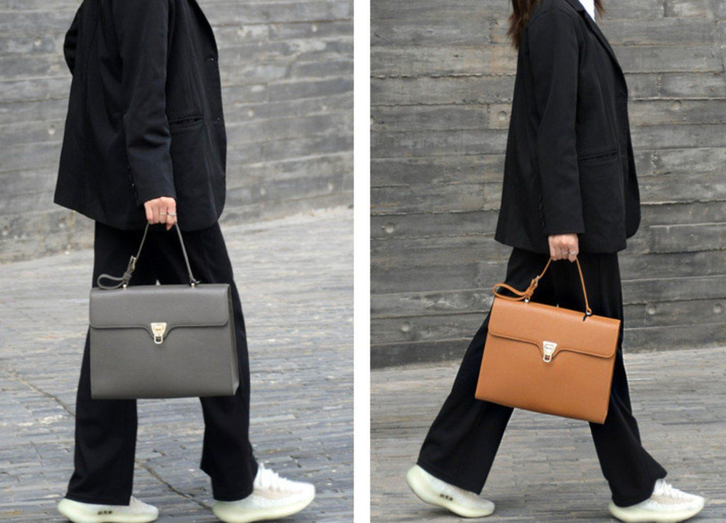 Cặp Da EPSOM Cao Cấp Xách Tay PALIO Đựng Laptop & Hồ Sơ TUDA SBM274