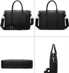 Cặp Da Bò VEG Patina Ý Cao Cấp Xách Tay Đựng Laptop & Hồ Sơ Bussiness Men SBM257