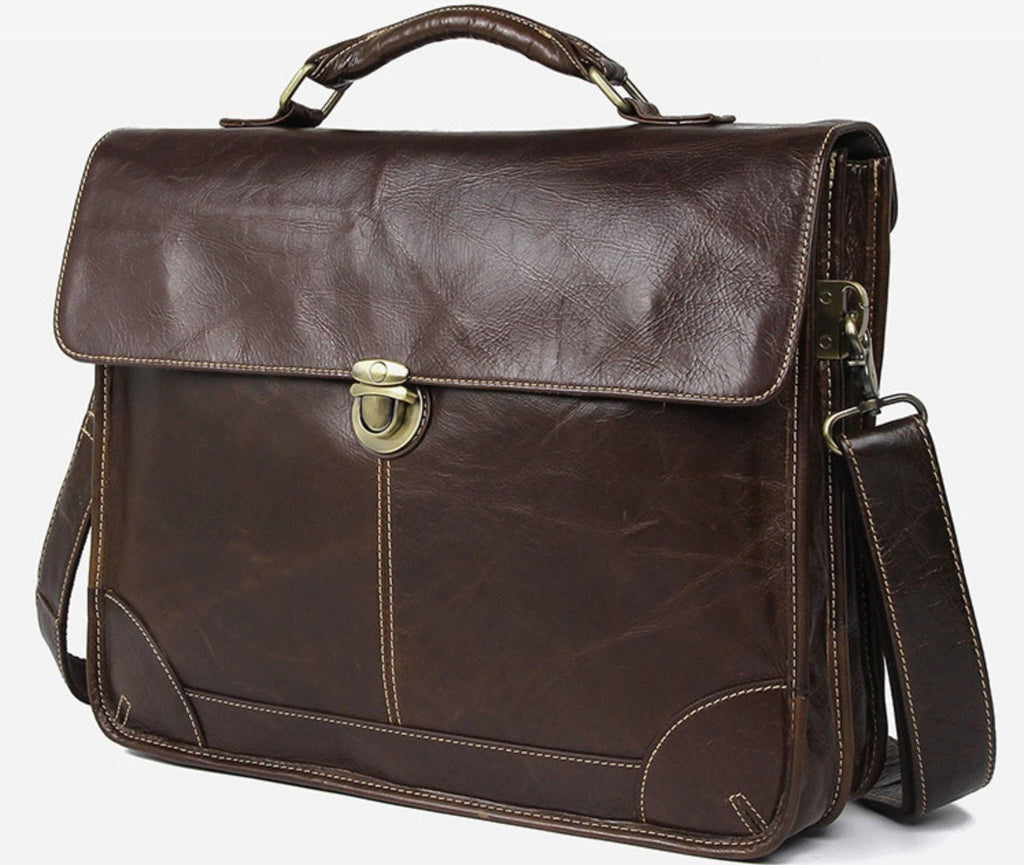 Cặp Da Doanh Nhân RETRO Cao Cấp Đựng Laptop & Hồ Sơ TUDA SBM266