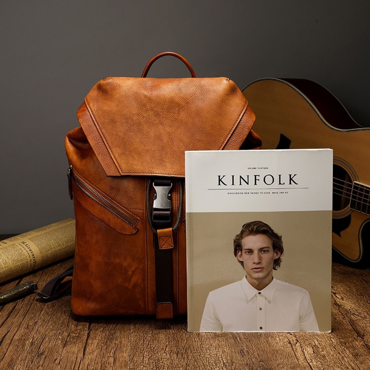 Balo Da Bò VEG Patina Ý RETRO Phong Cách Sang Trọng BPL248