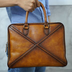 Cặp Da Bò VEG Italy Cao Cấp Xách Tay Đựng Laptop & Hồ Sơ Bussiness Men SBM243