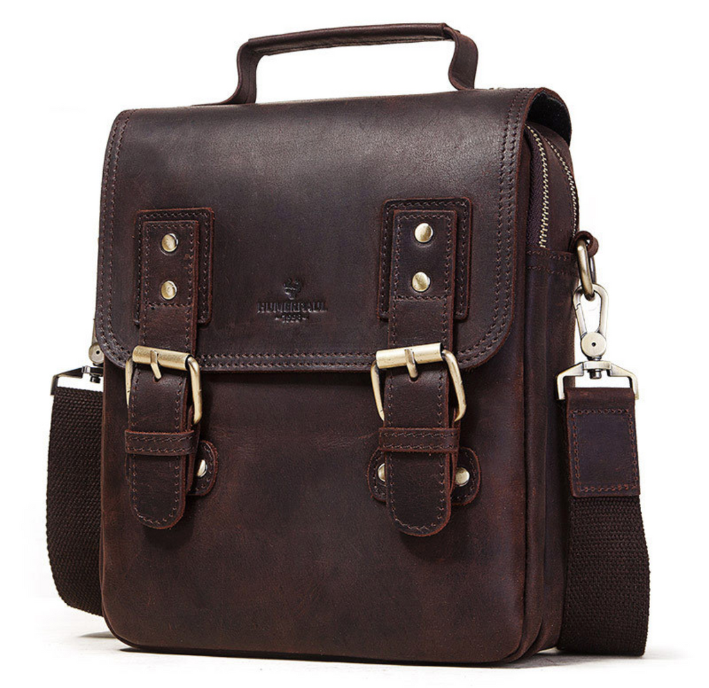 Túi Da Bò Italy Nhập Khẩu Đeo Chéo Đựng iPad - Classic SBM239