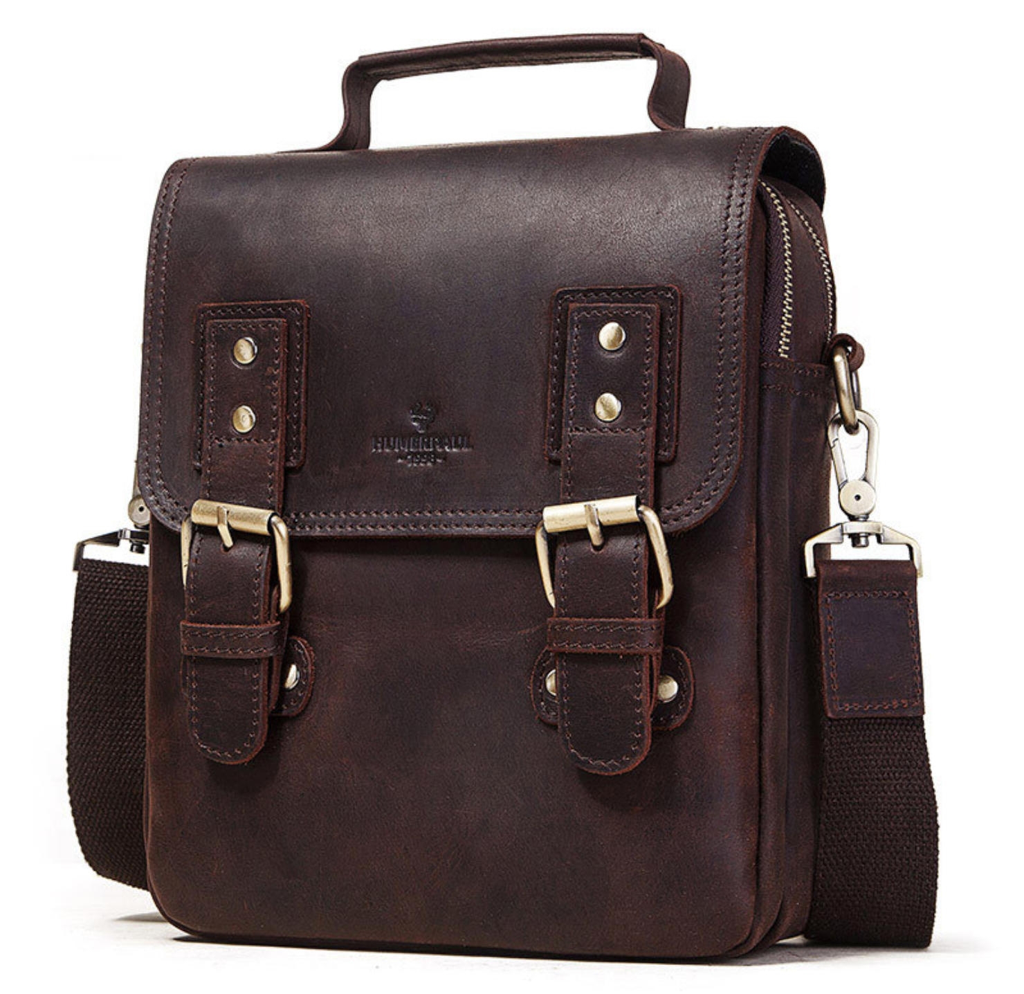 Túi Da Bò Italy Nhập Khẩu Đeo Chéo Đựng iPad - Classic SBM239