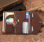 Ví Cầm Tay Da Bò Sáp Nhập Khẩu HUMERPAUL VINTAGE W236