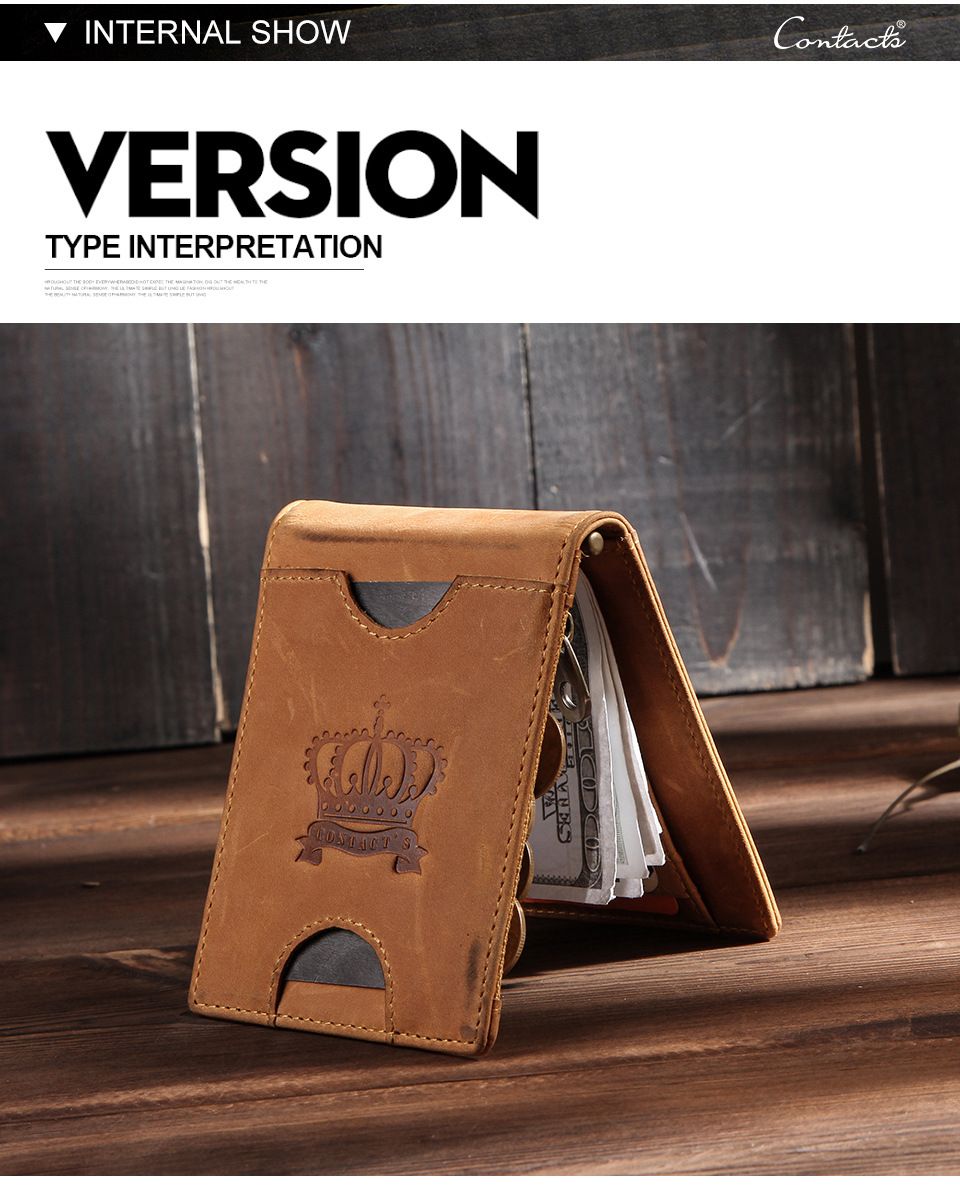 Ví Da Bò RETRO CLIP Nhập Khẩu Classic Edition W231