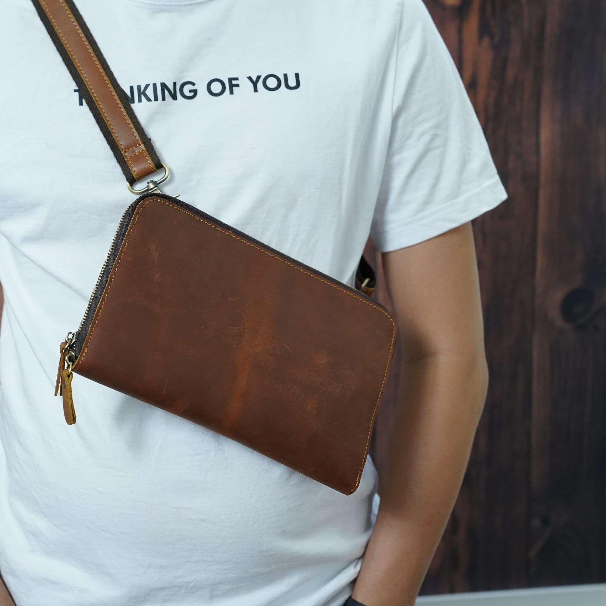 CLUTCH Cầm Tay & Đeo Chéo Da Thật RETRO CLH219