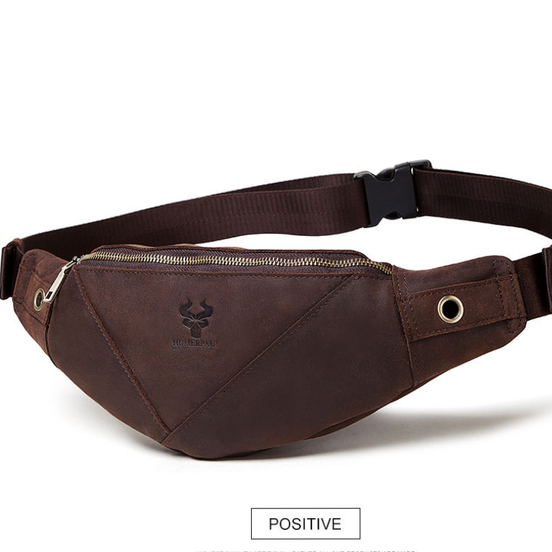 Túi Da Bò Thật Đeo Chéo Ngực Và Thắt Lưng Nhỏ Gọn SBM211