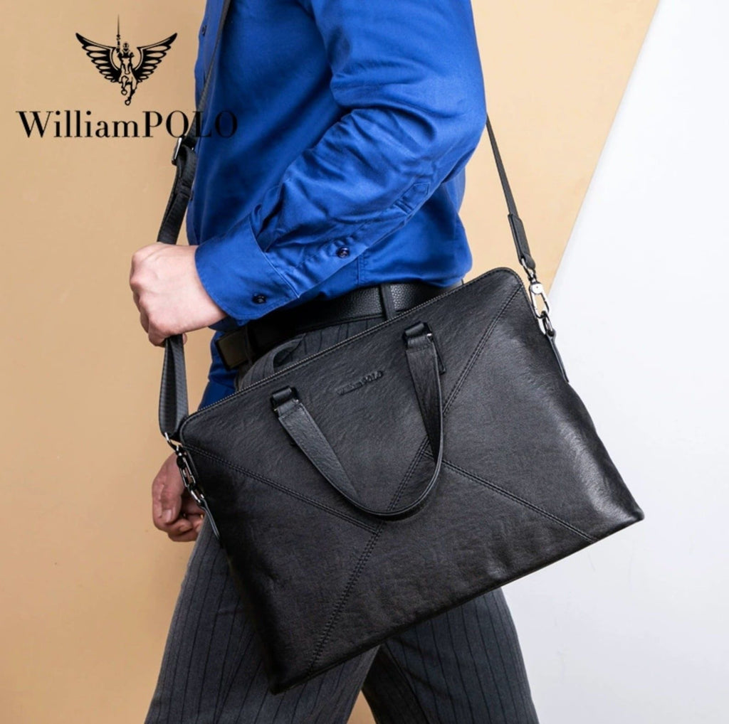 Cặp Da Công Sở Doanh Nhân Cao Cấp Da Bò Thật WP SBM424