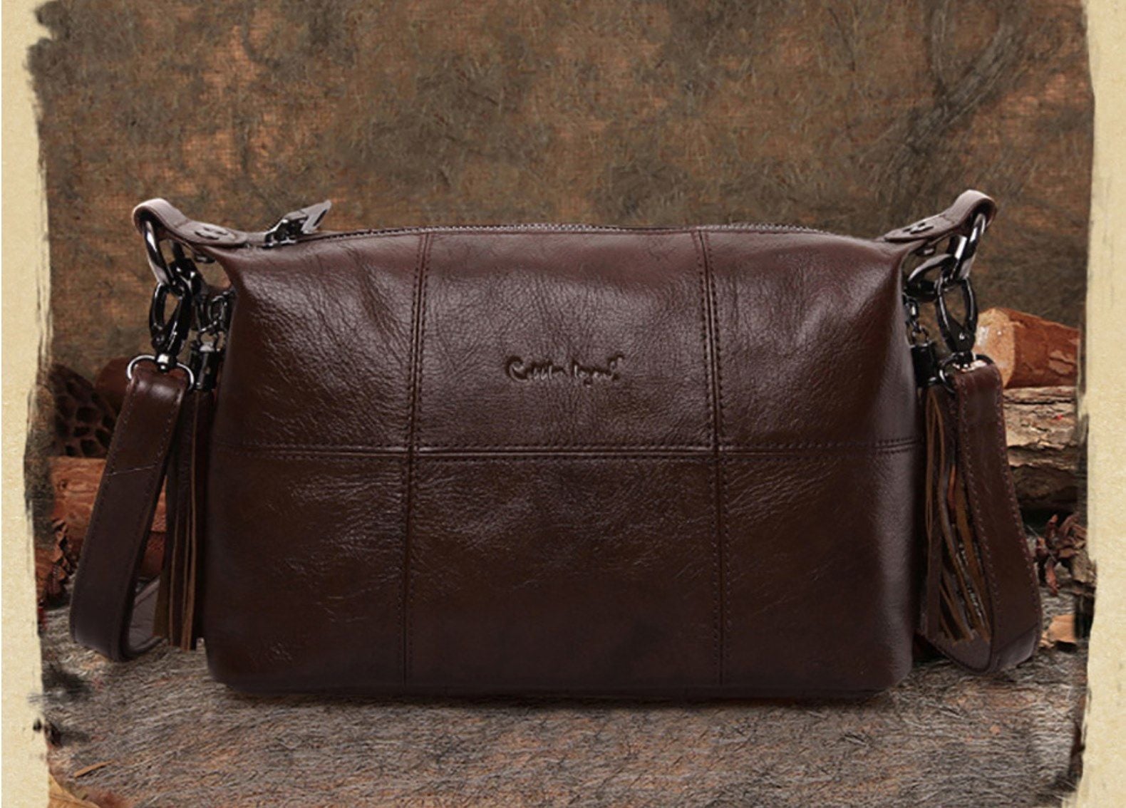 Túi Xách Nữ Da Bò VEG Nhập Khẩu Cobbler Legend - Phong Cách Sang Trọng SBM177