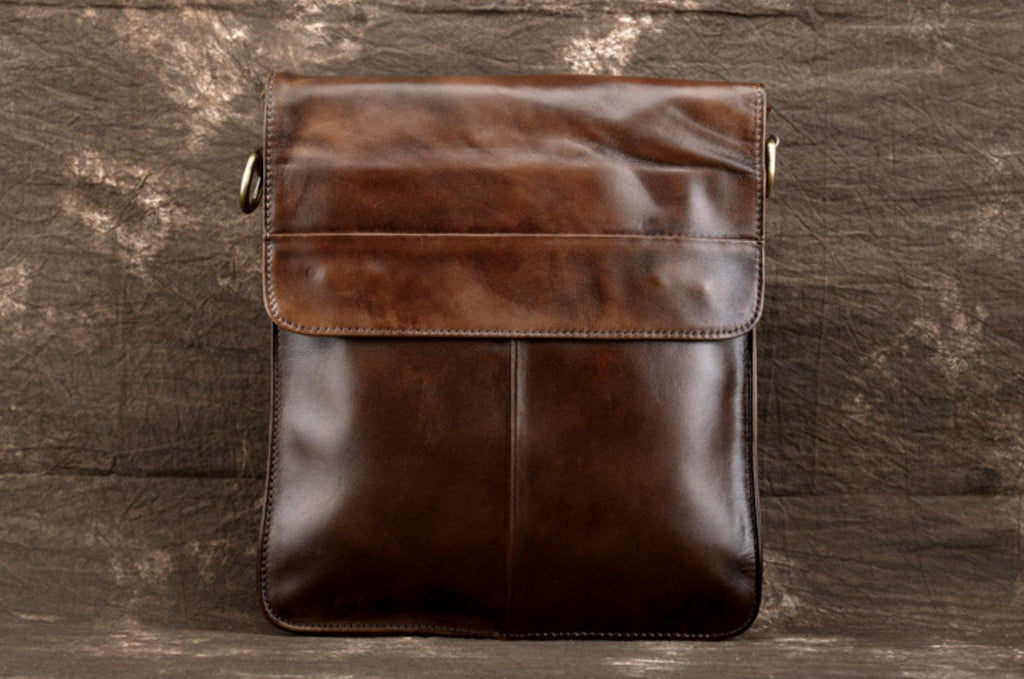 Túi Da Bò Thật Đeo Chéo Đựng IPad - Classic SBM181