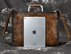 Cặp Da Bò VEG Italy Đeo Vai & Xách Tay chứa iPad Cho Dân Kinh Doanh Limited SBM170