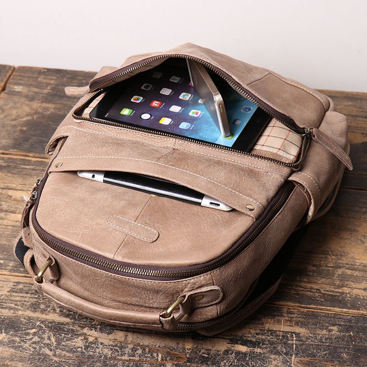 Balo Da Thật Lớp Đầu Tiên Nubuck  - Phong Cách Trẻ Trung BPL148