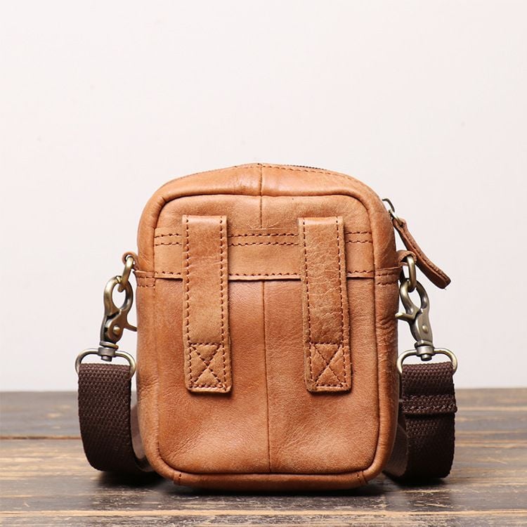 Túi da bò sáp đeo chéo và thắt lưng TUDA SBM143