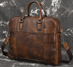 Túi da bò thật RETRO chứa laptop cho dân kinh doanh, công sở SBM151