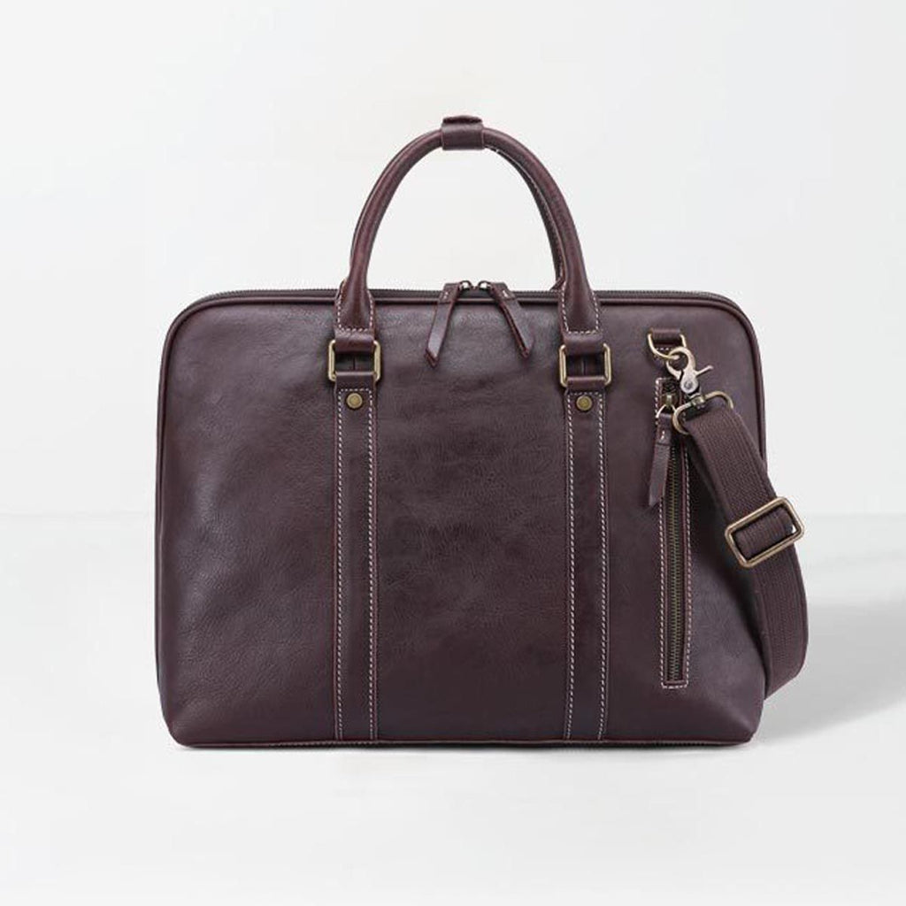 Cặp Doanh Nhân Da Bò Thật  Đựng Laptop & Hồ Sơ SBM270