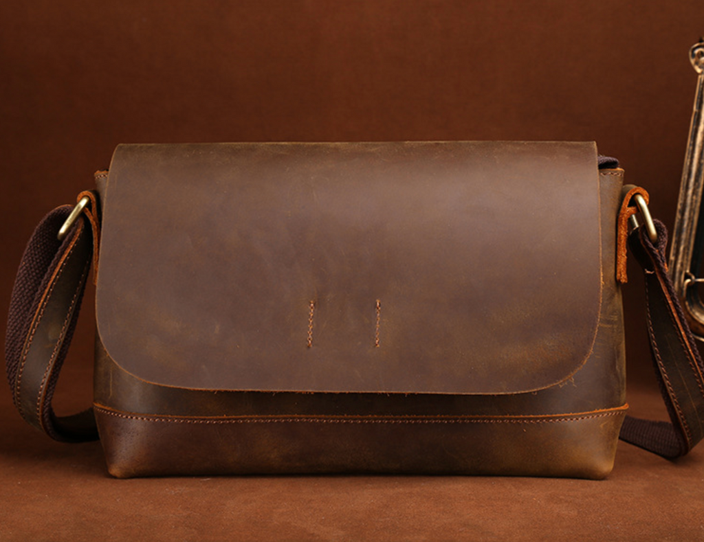 Túi đeo chéo da bò thật Berry & Ken RETRO - Classic edition TUDA SBM121